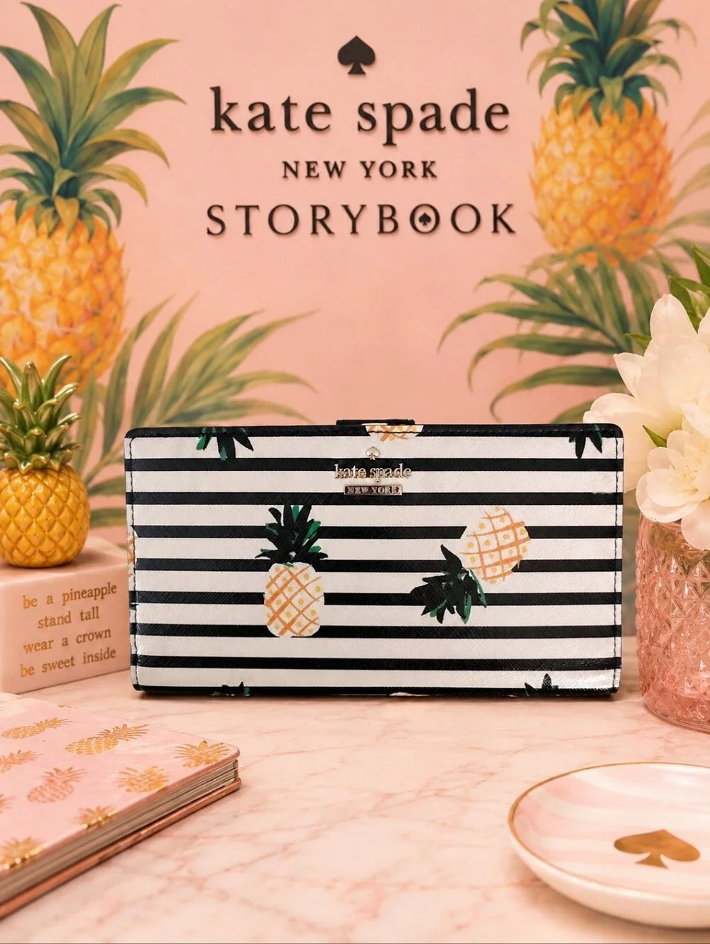 Kate Spade Storybook Pineapple Wallet